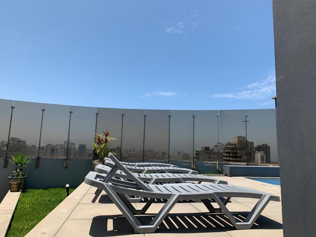 Appartement Acogedor Dpto En San Isidro Excelente Vista, Piscina Y Wifi à Lima Extérieur photo